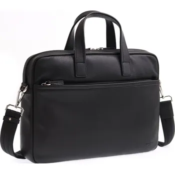 Pánská aktovka Pánská kožená taška na notebook Hexagona 686291 černá 13"