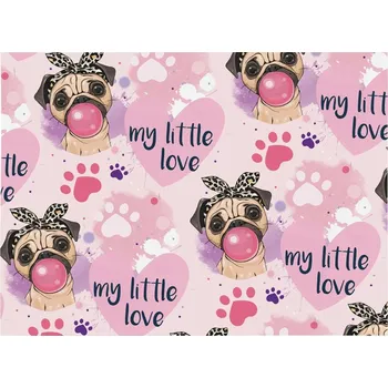 Balící papír Balící papír D062 100x70 LUX MY LITTLE LOVE