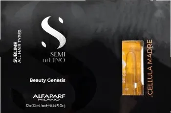 Vlasová regenerace Alfaparf Milano Semi Di Lino Sublime Cellula Madre Beauty Genesis obnovující vlasové sérum 12x 13 ml