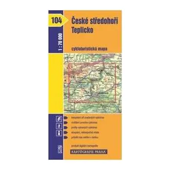 CT 104 ČESKÉ STŘEDOHOŘÍ TEPLICKKO 1:70000