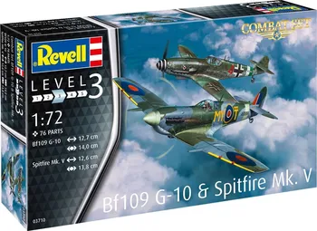 Plastikový model Revell Bf109 G-10 & Spitfire Mk. V 1:72