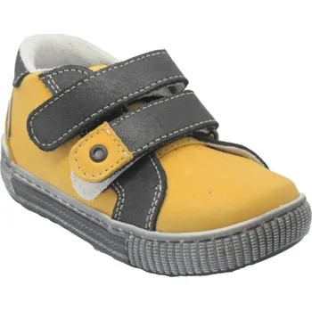 Chlapecké polobotky Kožené boty obuv Pegres Elite 1408 žluté velikost: 24