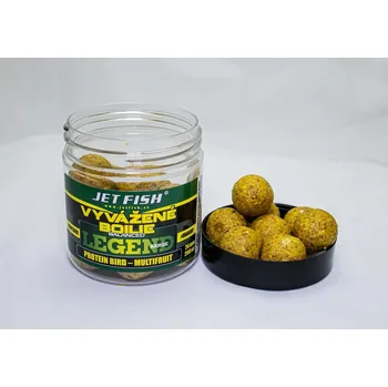 Boilies 250ml-24mm Legend range Vyvážené boilie : PROTEIN BIRD - MULTIFRUIT