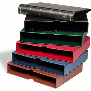 Obal pro sběratelský předmět LEUCHTTURM Ochranné kazety k albovým deskám EXCELENT Barva: Modrá