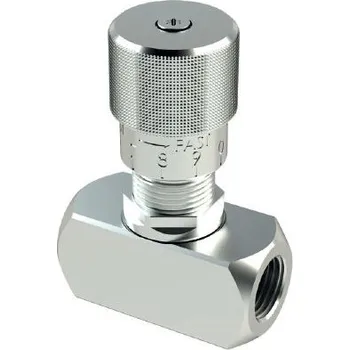 Ventil Ventil škrtící STBF380 BSPP 3/8. - 30l/min, 400bar OLEOWEB ventil oboustranný do potrubí