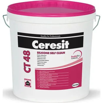 Fasádní barva CERESIT CT 48 | Silikonový fasádní nátěr - 15 L | A |