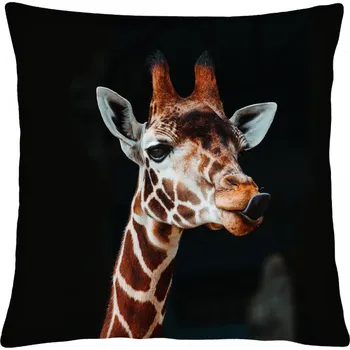 Polštář Polštář animal 69 ŽIRAFA Mybesthome 40x40 cm Varianta: Povlak na polštář, 40x40 cm