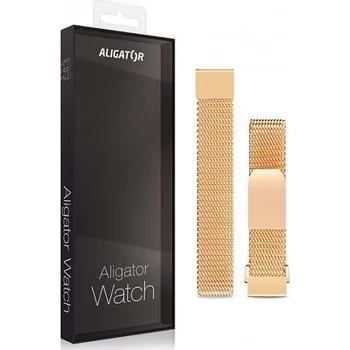 Řemínek na chytré hodinky ALIGATOR Watch Lady 16 mm zlatý