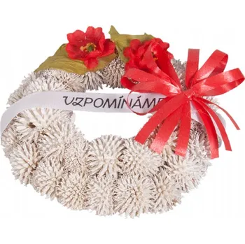 Věnec Věneček BODLÁKOVÝ VZPOMÍNÁME hřbitovní d7cm