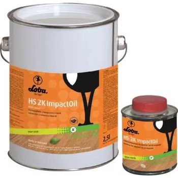 Olej na dřevo LOBA HS 2K Impact oil, transparentní 0,75l