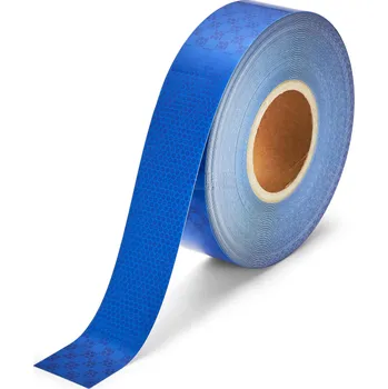 Výstražná páska Mikroprismatická reflexní páska EGP – modrá Mikroprismatická páska 50mmx5m