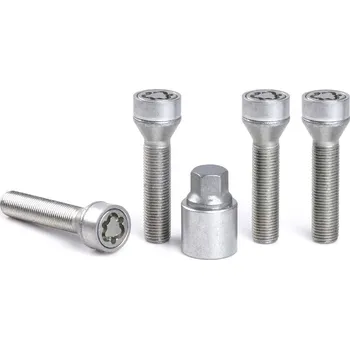 Šroubek na kolo Pojistné bezpečnostní šrouby M14x1,25x50 kužel, klíč 17, SICUSTAR VN750