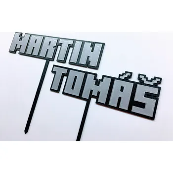 Dortová svíčka Zápich na téma Minecraft #2 (X variant)