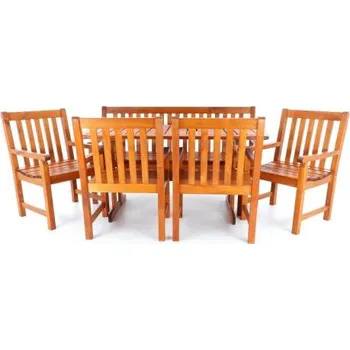 Zahradní sestava Stolová sestava VeGA COTSWOLD set 7 (severská borovice) - mega SLEVA !
