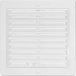 Větrací mřížka s rámečkem uzavíratelná 200x200 bílá