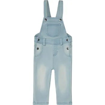 lupilu® Dětské kalhoty s laclem BIO (74, světle modrá)