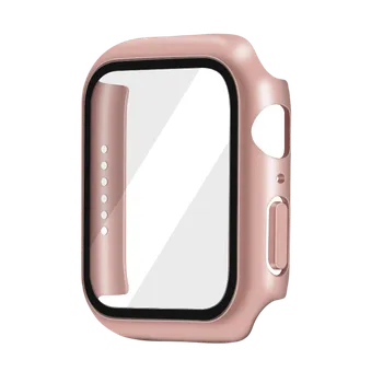 Ochranné pouzdro s tvrzeným sklem pro Apple Watch 42mm Barva: Růžově zlatá, Typ: 11