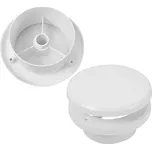 Talířový ventil s regulací prům. 125 bílá