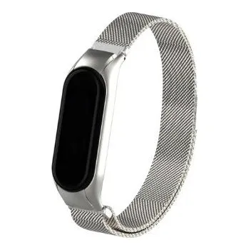 Ostatní příslušenství k chytrým hodinkám eses Milánský tah pro Xiaomi Mi Band 5 a Xiaomi Mi Band 6 - Stříbrný