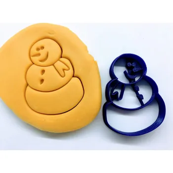 Vánoční dekorace Sněhulák #2 vánoční vykrajovátko