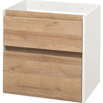 Koupelnový nábytek Opto, koupelnová skříňka 61 cm, bílá/dub Riviera Riviera CN930S