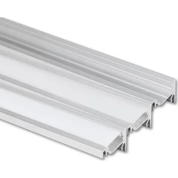 Stavební profil Rohový hliníkový profil RN, 19x15mm, mléčný difuz, 2m MCLED ML-761.092.02.2