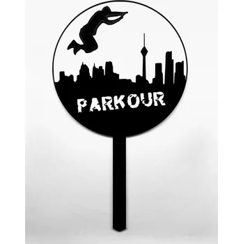 Dortová svíčka Zápich Parkour (možnost jména, věku)