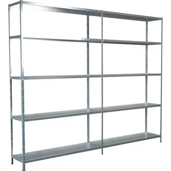 Dílenský regál Kovový regál rozšiřovací Schulte 4525-V 2000x2400x350 mm, 10 polic, nosnost 850 kg, pozinkovaný