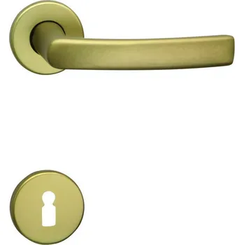 Dveřní kování COBRA MIRA-R Provedení: BB (pokojový klíč), Povrch: F4 - bronzový elox