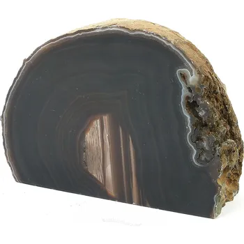 Přírodní kámen Achát dekorační geoda 627g