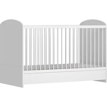 Dětské zboží Faktum Variabilní postýlka Mia White 70x140 cm Lišta proti okusu: bez lišty, Stahovací bočnice: bez stahovací bočnice