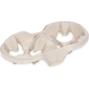 Jednorázové nádobí Podnos na 2 kelímky PAP 19 x 11 cm 30 ks WIMEX 76272