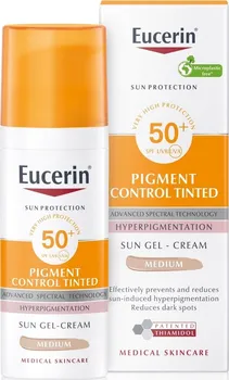 Přípravek na opalování Eucerin Sun Pigment Control Tinted středně tmavý SPF50+ 50 ml