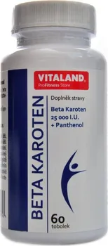 Vitaland Beta Karoten + Panthenol 60 tob.
