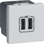 Legrand Mosaic nabíječka USB A+A 2,4A 2M bílá 278594L