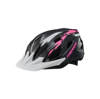 Cyklistická přilba Merida helma Shadow junior 51-56cm, black/white/pink