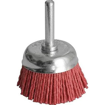 Drátěný kartáč Kartáč koncový copy nylon 85T stopka 6mm, 50mm