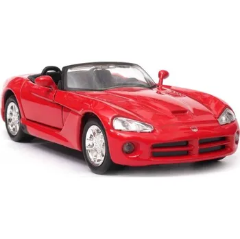 autíčko Welly Dodge Viper 03 SRT 10 convertible, červený, 1:34-39
