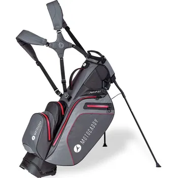Golfový bag Motocaddy Motocaddy HydroFLEX Stand Bag CHARCOAL/RED
