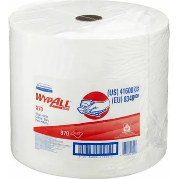 Utěrka WypAll® X70 průmyslové utěrky v roli - bílé