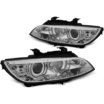 Přední světlomet TUNING-TEC Přední světla BMW E92/E93 06-10 Angel Eyes - chrom XENON