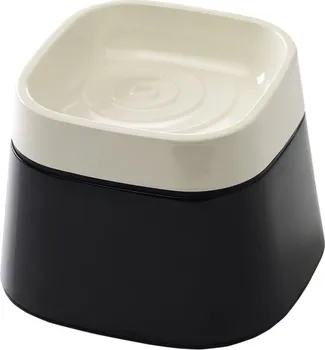 miska pro kočku Savic Ergo Cube Water 16 x 22 x 22 cm černá/krémově bílá 450 ml
