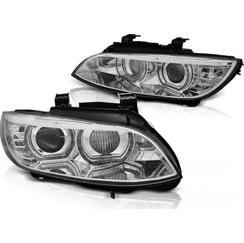 Přední světlomet Přední světla xenon D1S 3D LED angel eyes Tuning Tec BMW E92 06-10 chromová