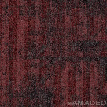 Koberec Kobercové čtverce Modulyss First Define 329 - červené