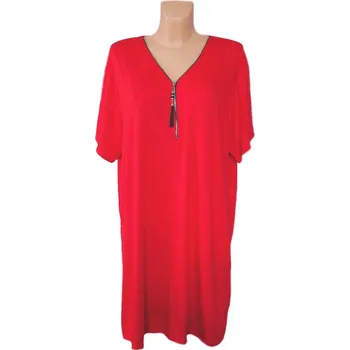 Dámská halenka Dámská halenka se zipem Barva: Červená, Velikost: Univerzální