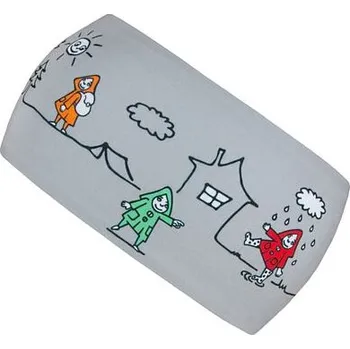 Čepice Funkční čelenka dvouvrstvá Promaledobrodruhy - více barev barva grey/color