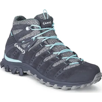 Dámská treková obuv Dámské outdoorové boty Aku Alterra Lite Mid Ws GTX Velikost bot (EU): 38 / Barva: šedá/modrá