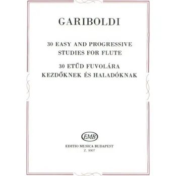 30 Easy and Progressive Studies for flute