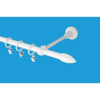 Garnýž Garnýž kovová 230 cm jednořadá 16 Špice bílá