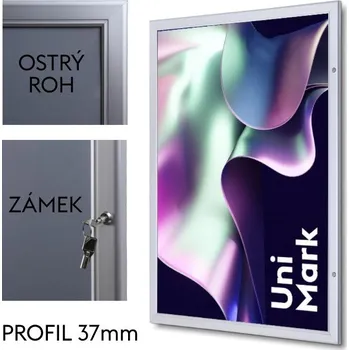 Reklamní Uzamykatelný plakátový rám Formát A4 (SCPA4)